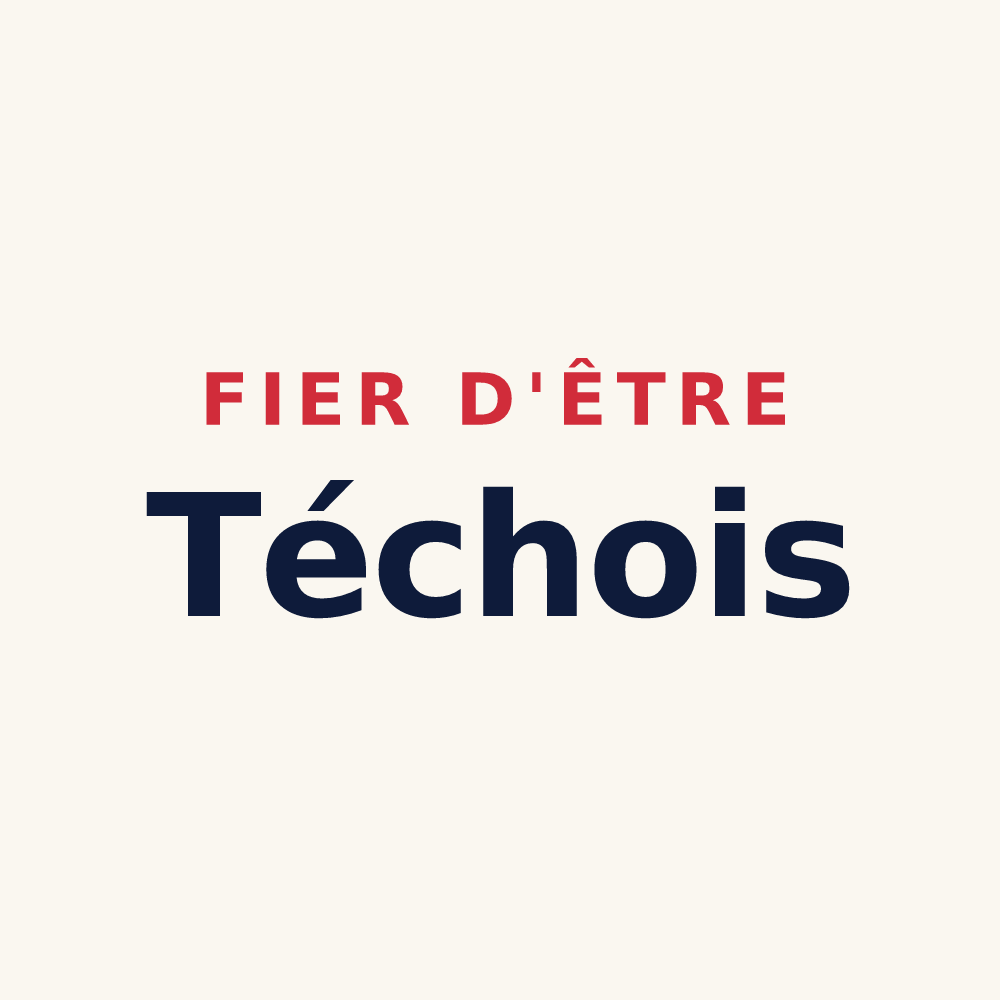 Tasse « Fier d'être Téchois » — design pour Têche