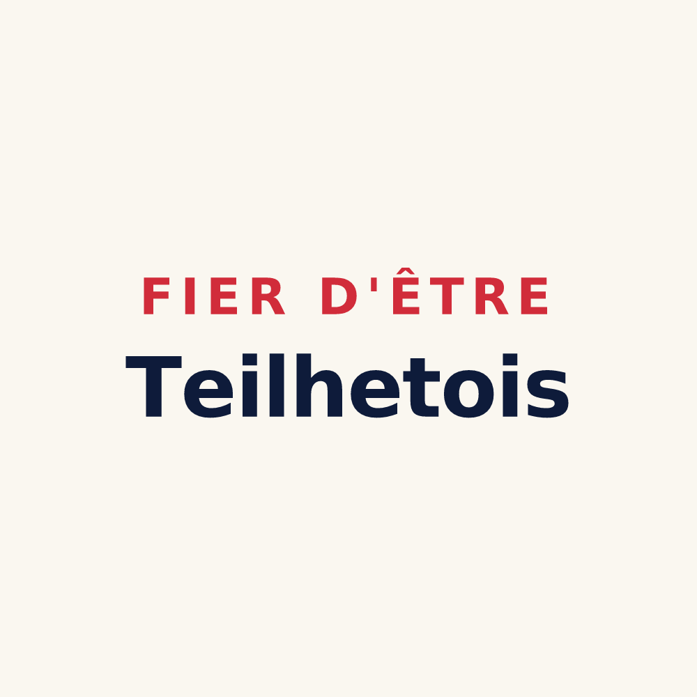Tasse « Fier d'être Teilhetois » — design pour Teilhet