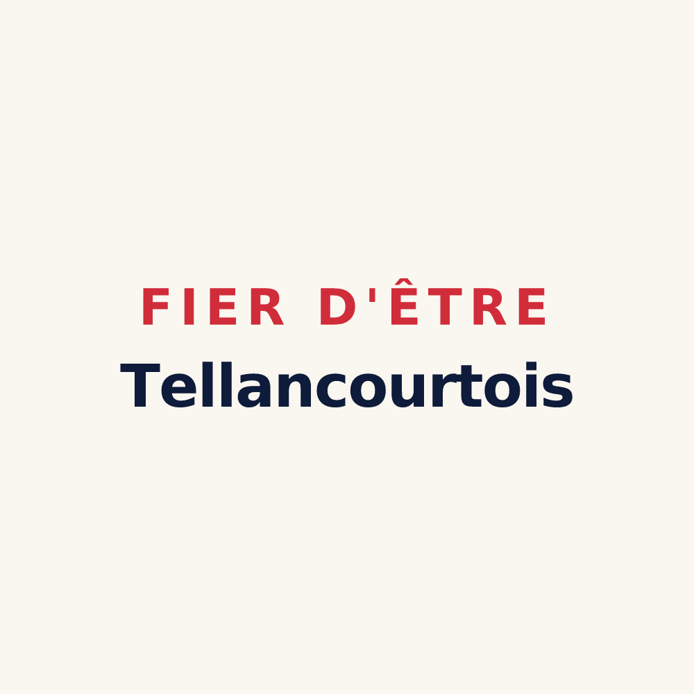 Tasse « Fier d'être Tellancourtois » — design pour Tellancourt