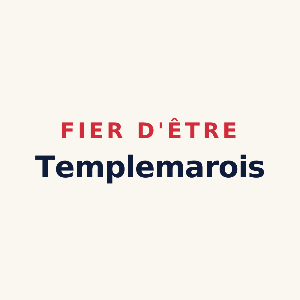 Tasse « Fier d'être Templemarois » — design pour Templemars