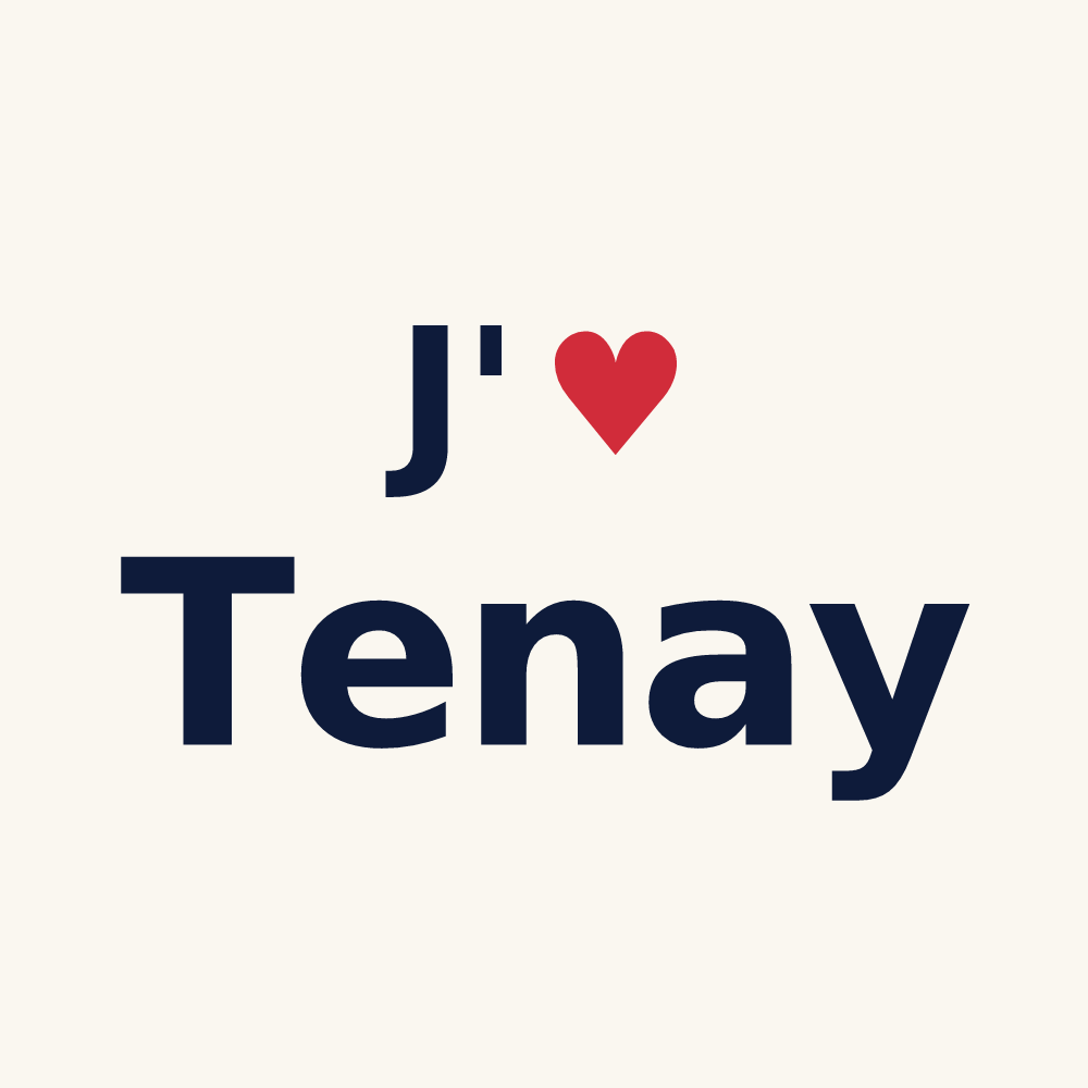 Tasse personnalisée Tenay — design J'aime Tenay