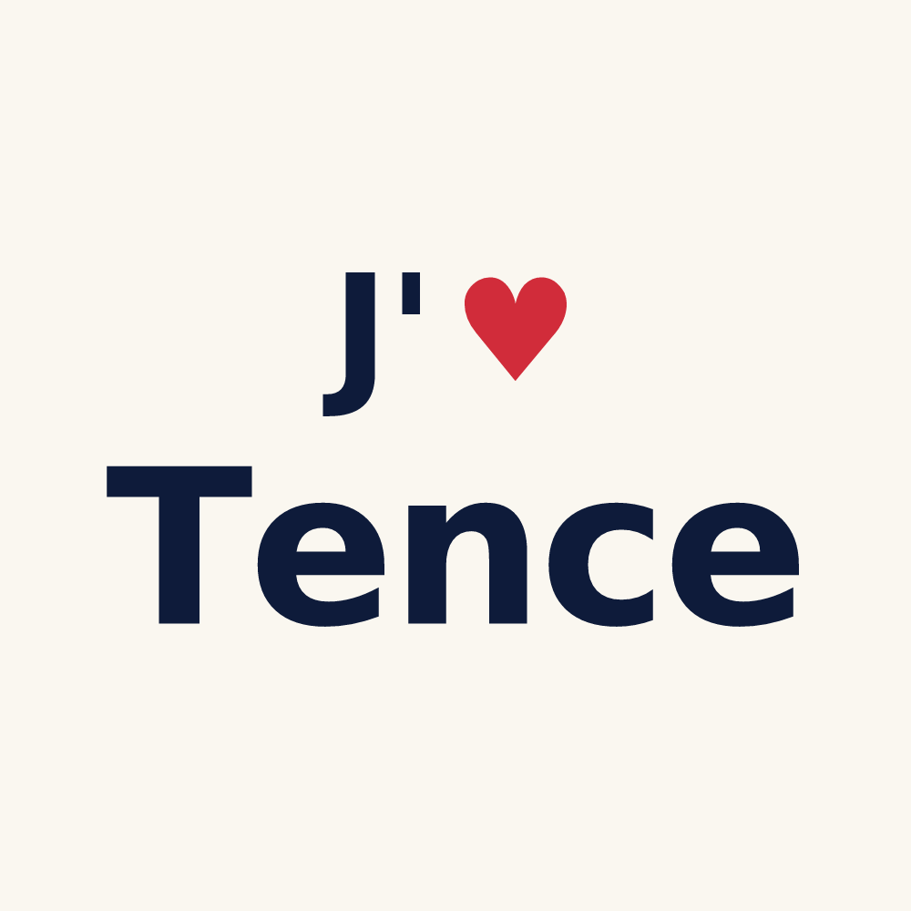 Tasse personnalisée Tence — design J'aime Tence