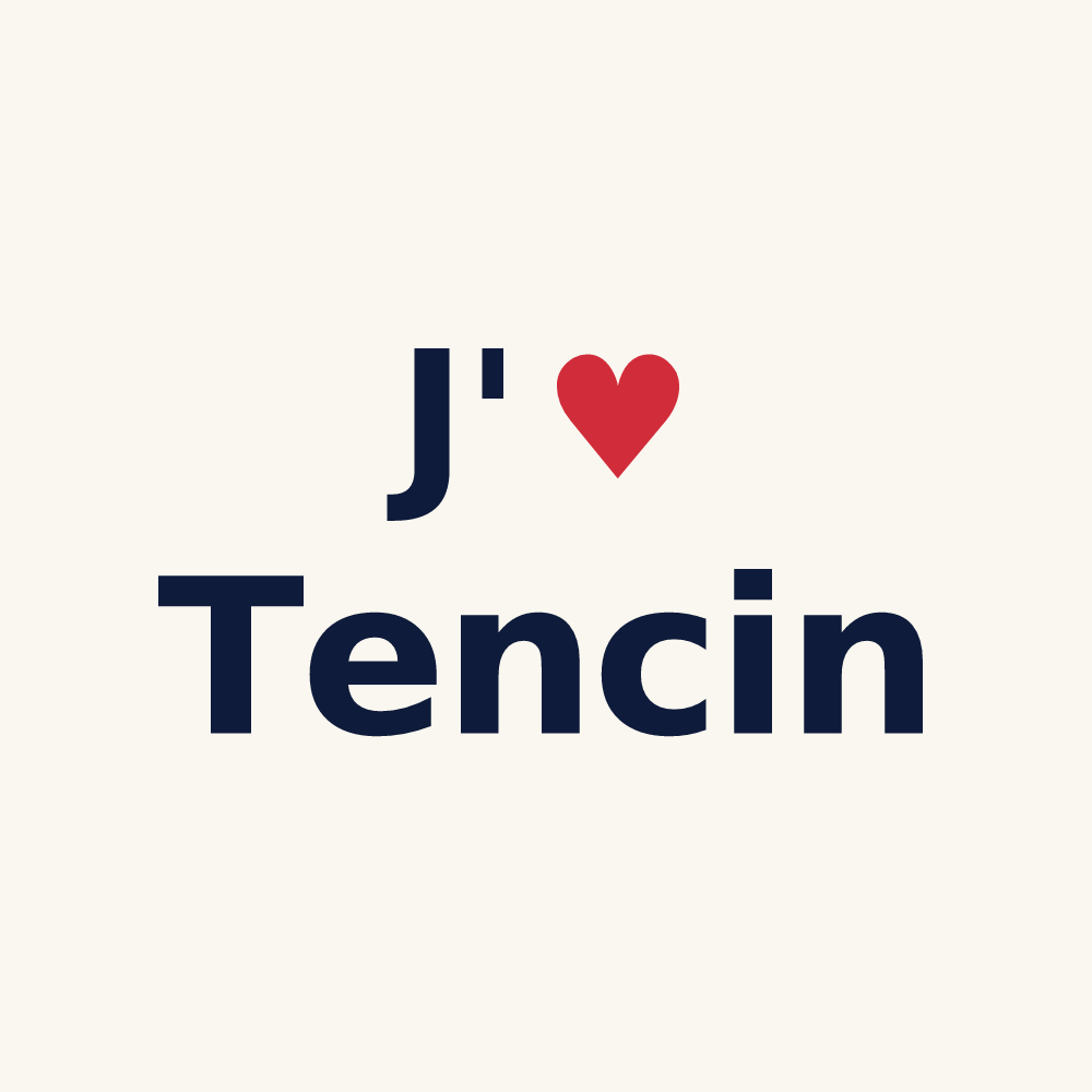 Tasse personnalisée Tencin — design J'aime Tencin