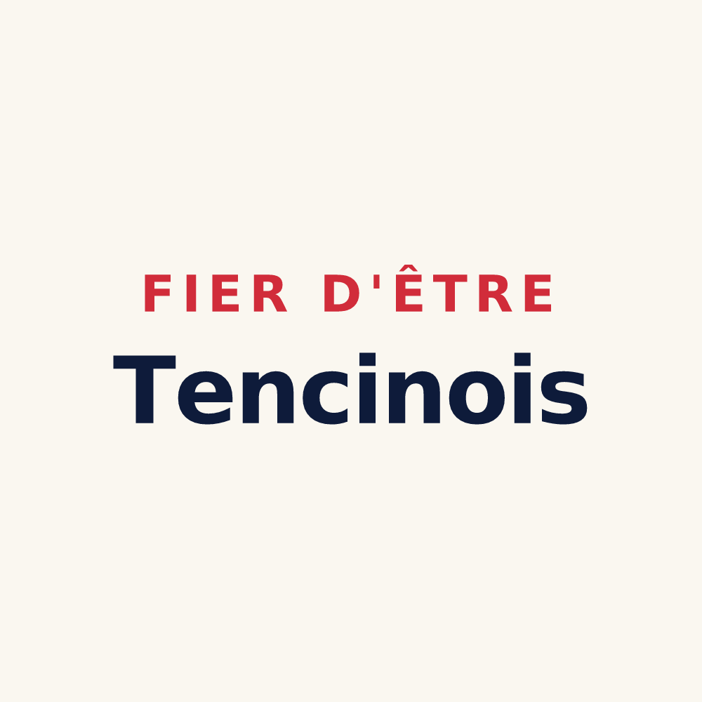Tasse « Fier d'être Tencinois » — design pour Tencin