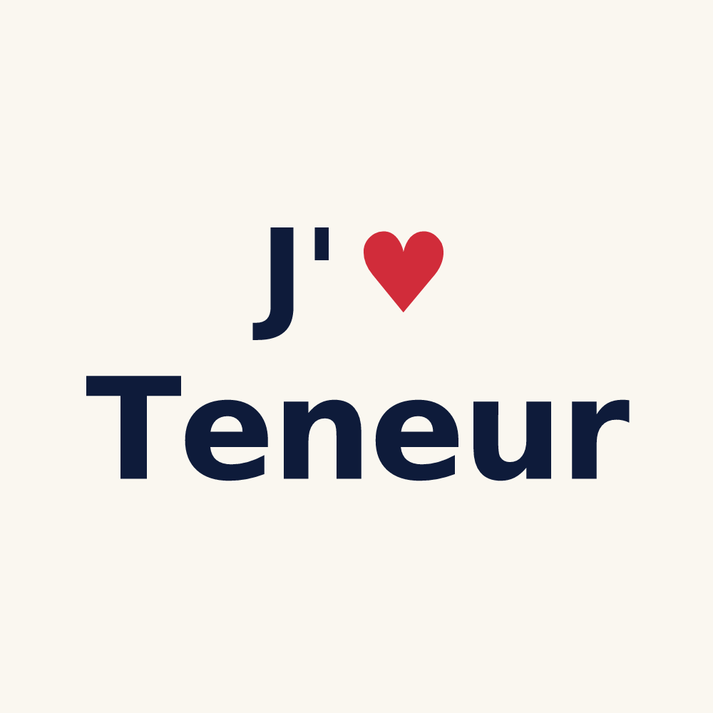 Tasse personnalisée Teneur — design J'aime Teneur