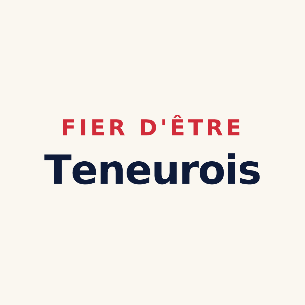 Tasse « Fier d'être Teneurois » — design pour Teneur