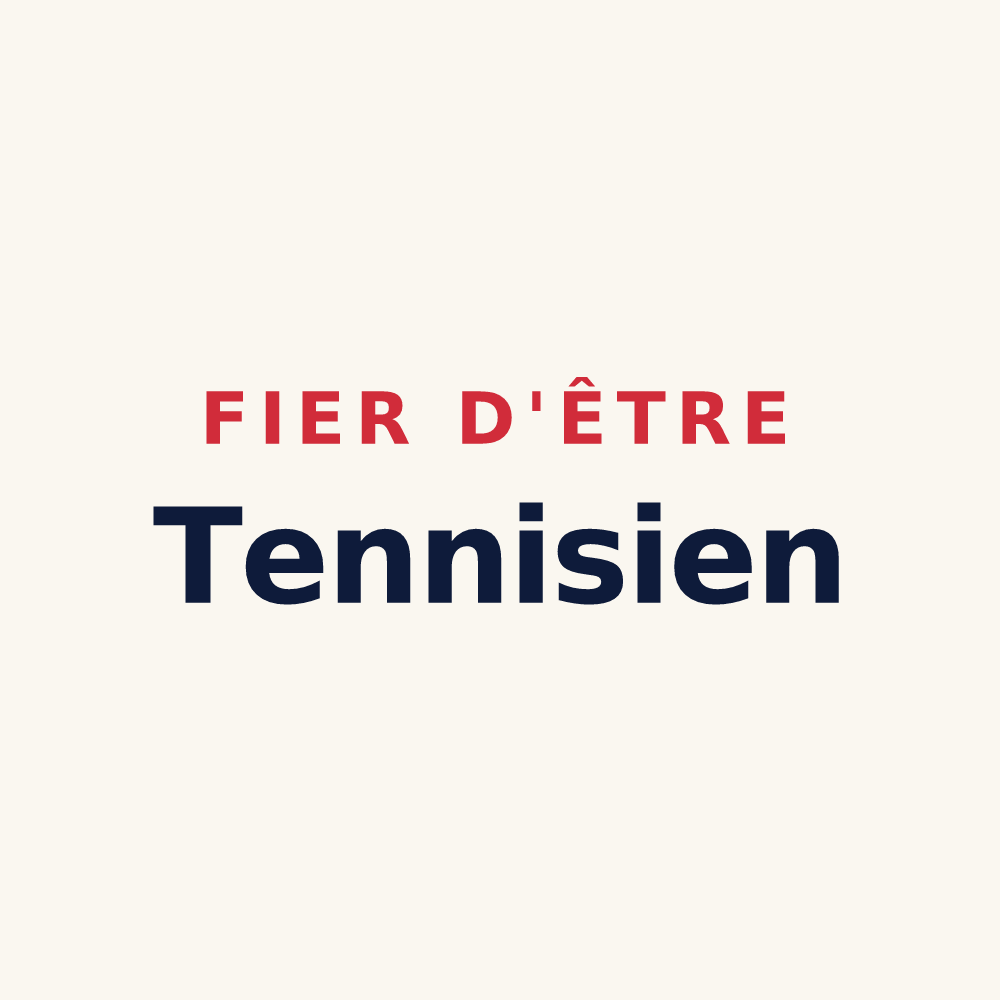 Tasse « Fier d'être Tennisien » — design pour Tennie