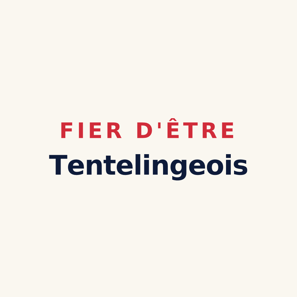 Tasse « Fier d'être Tentelingeois » — design pour Tenteling