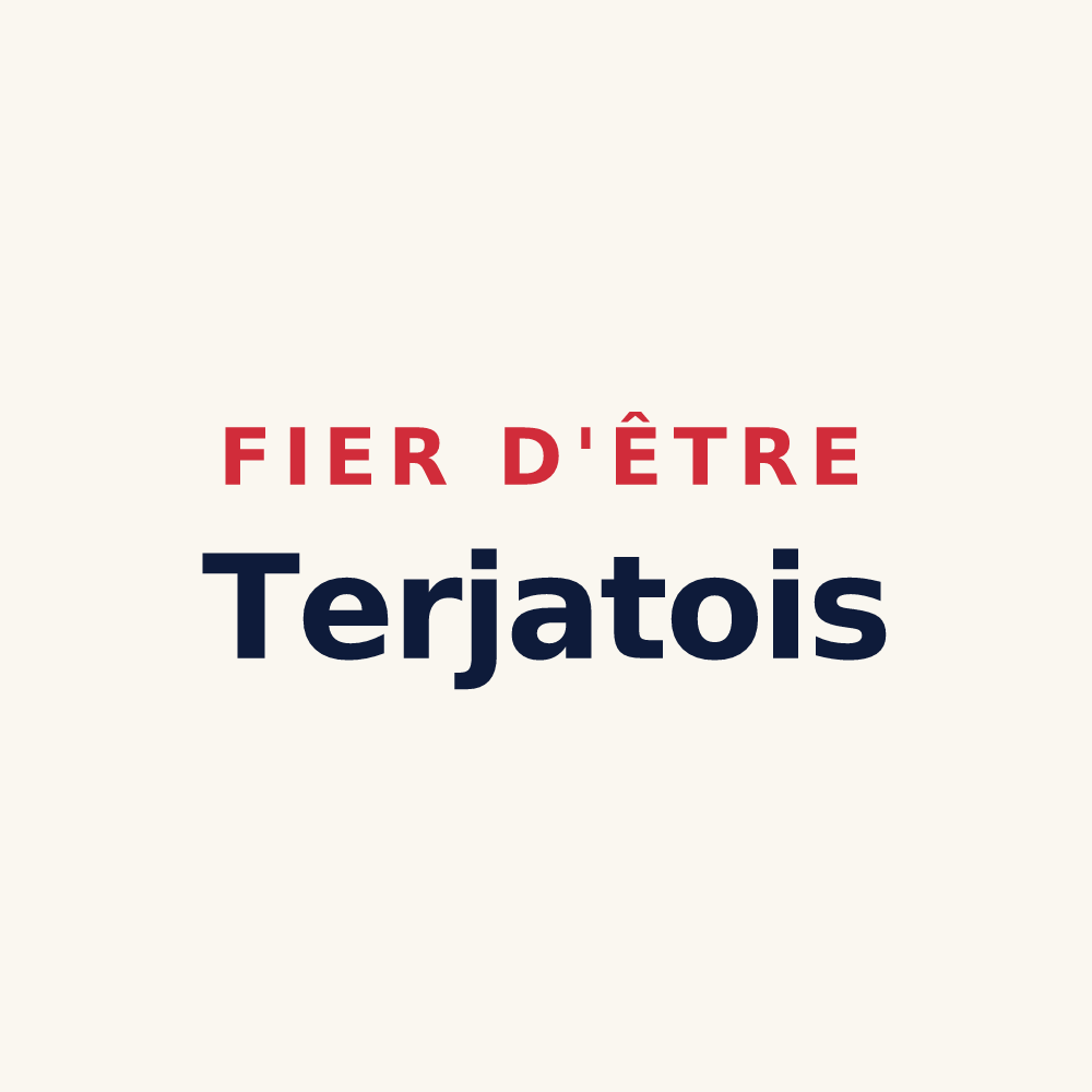 Tasse « Fier d'être Terjatois » — design pour Terjat