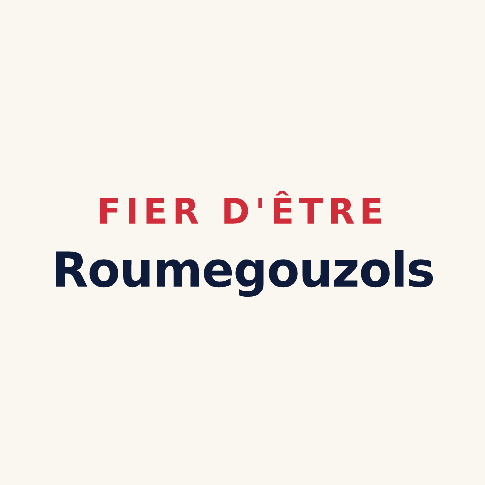 Tasse « Fier d'être Roumegouzols » — design pour Terre-de-Bancalié