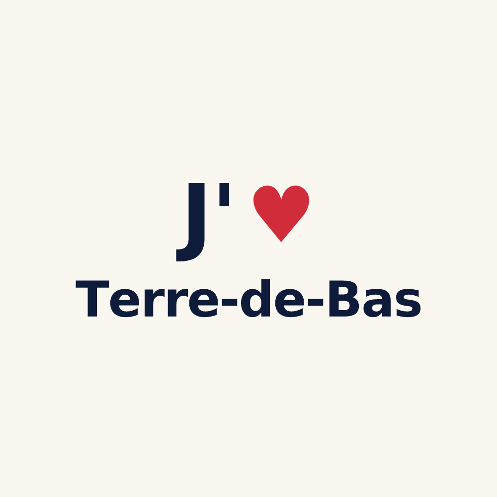 Tasse personnalisée Terre-de-Bas — design J'aime Terre-de-Bas