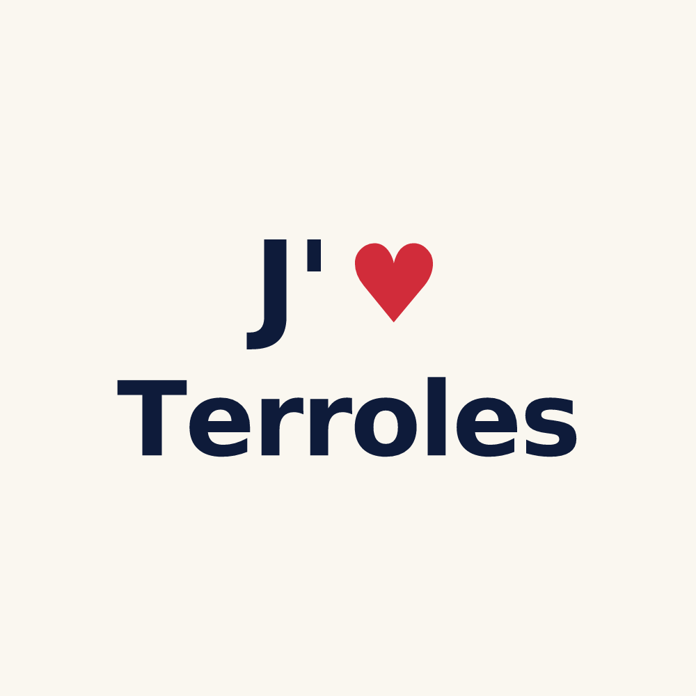 Tasse personnalisée Terroles — design J'aime Terroles