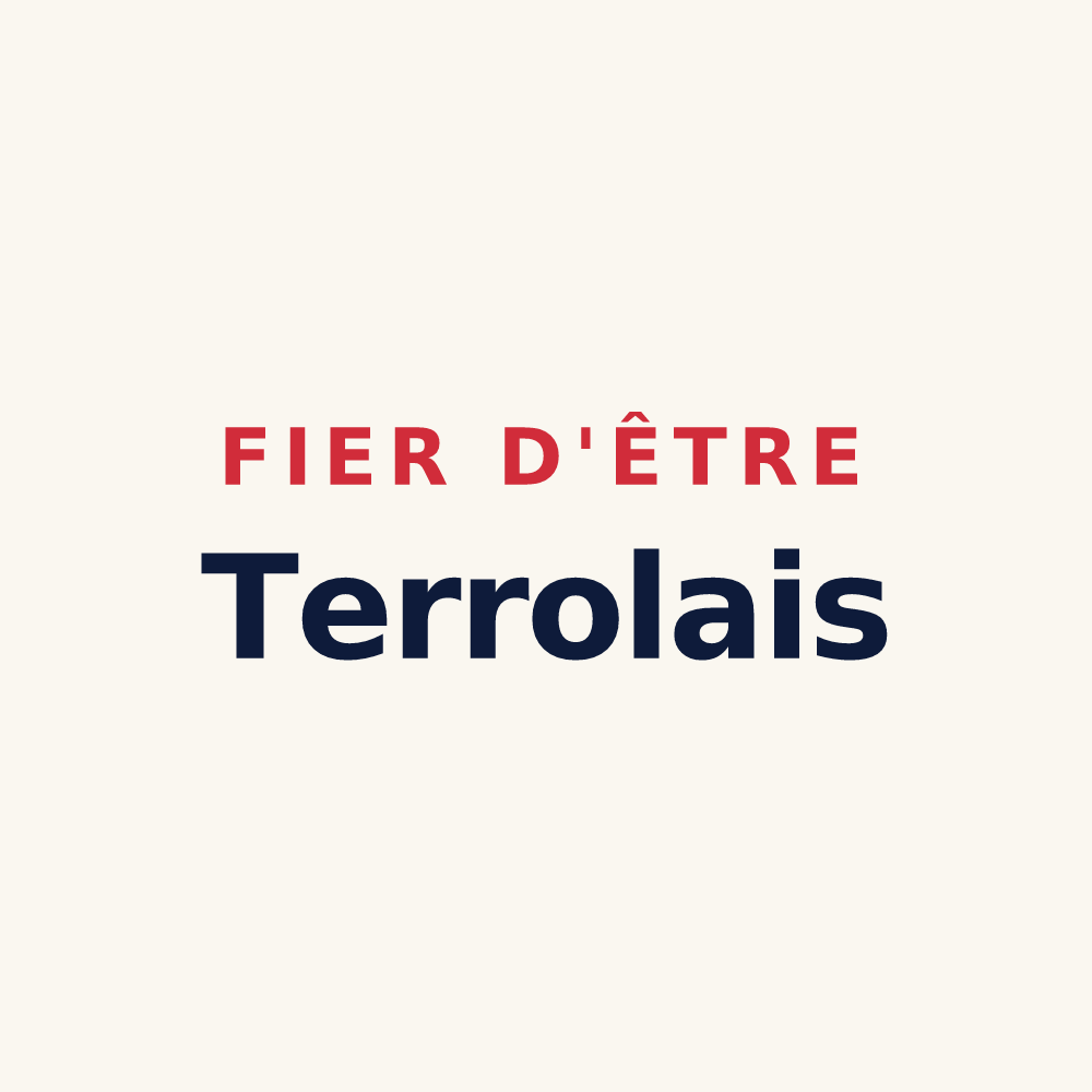 Tasse « Fier d'être Terrolais » — design pour Terroles