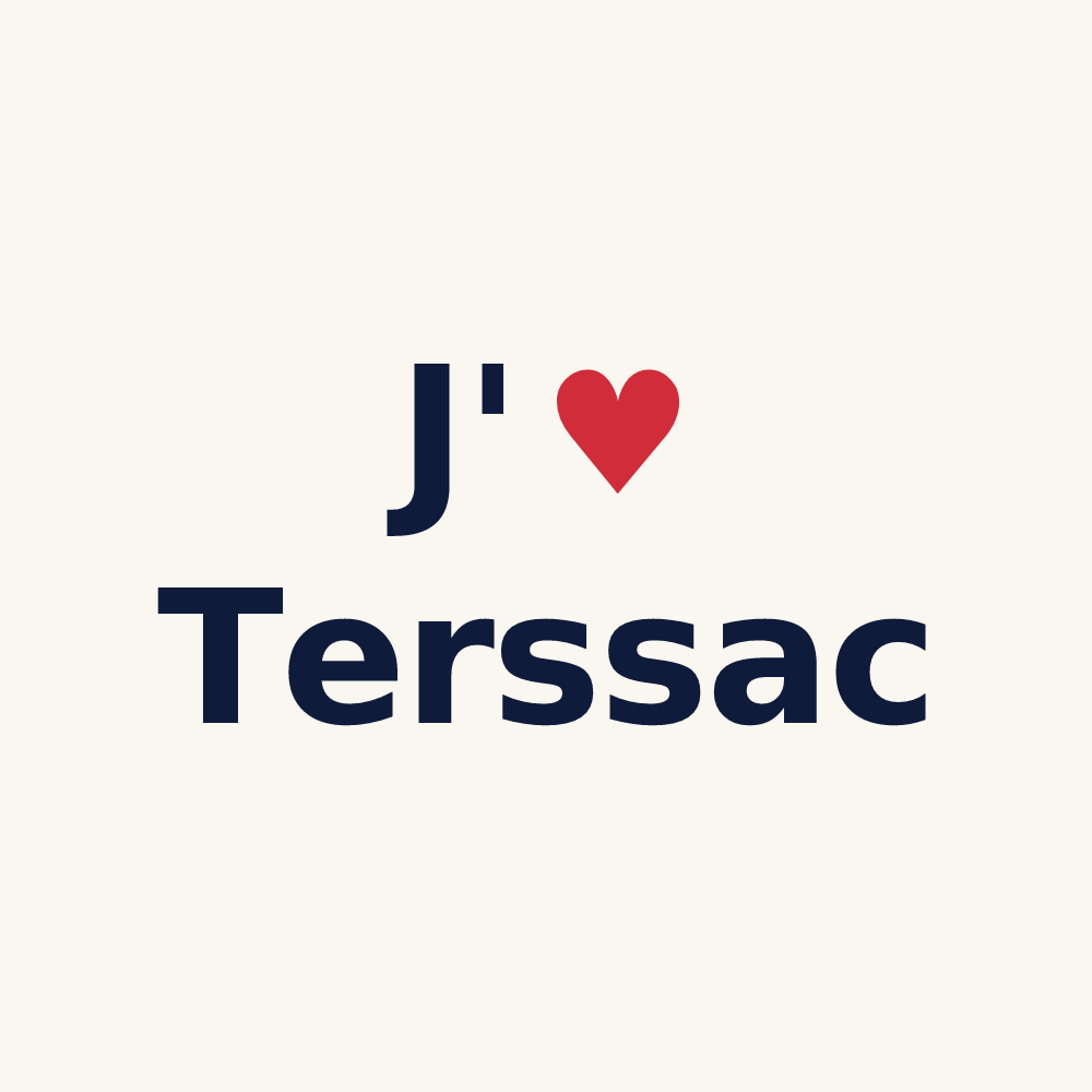 Tasse personnalisée Terssac — design J'aime Terssac