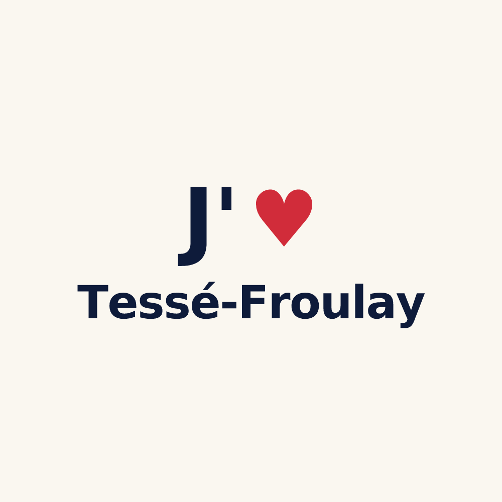Tasse personnalisée Tessé-Froulay — design J'aime Tessé-Froulay