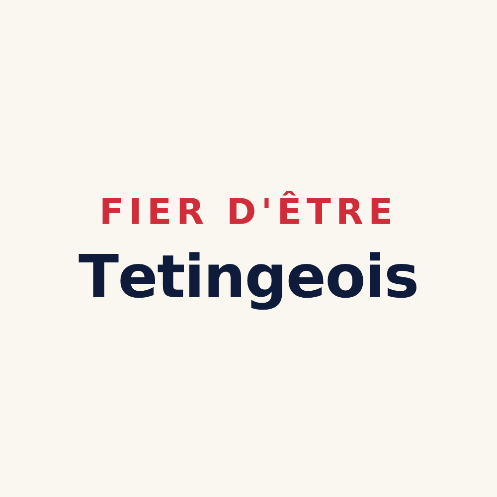 Tasse « Fier d'être Tetingeois » — design pour Teting-sur-Nied