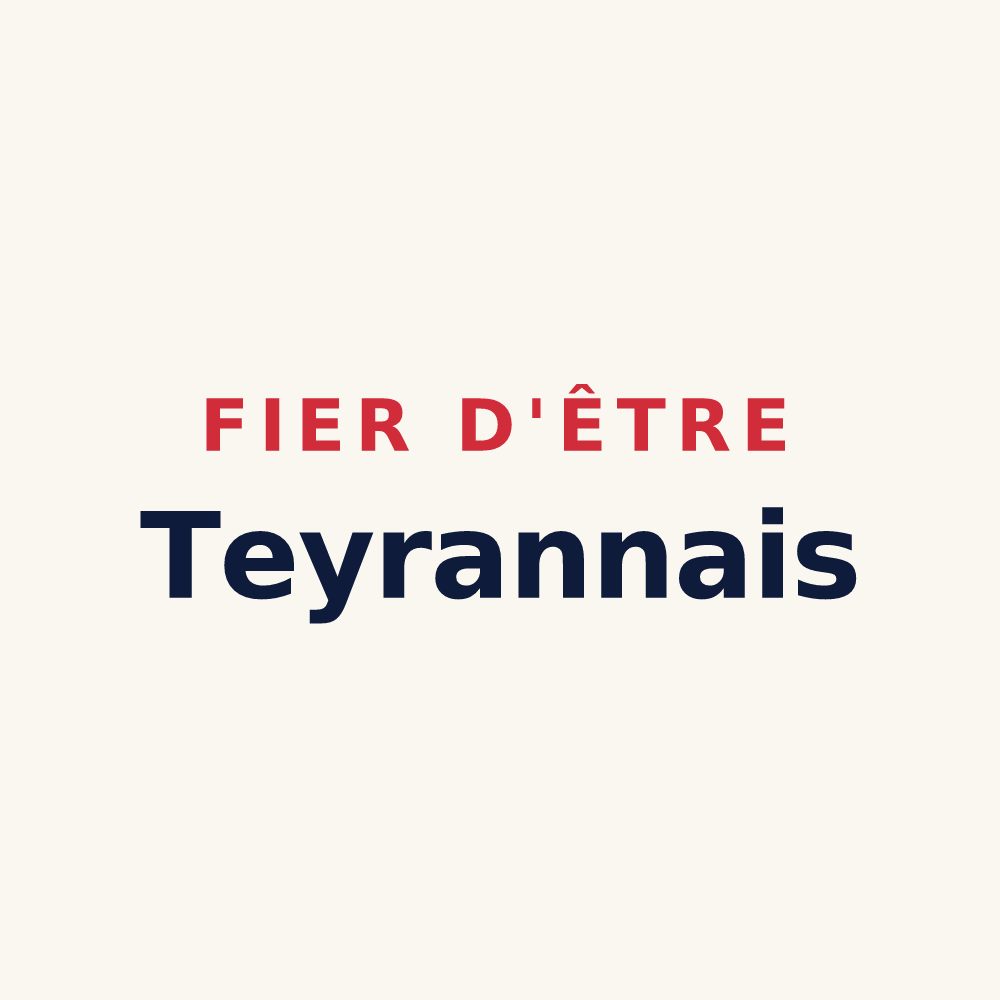 Tasse « Fier d'être Teyrannais » — design pour Teyran
