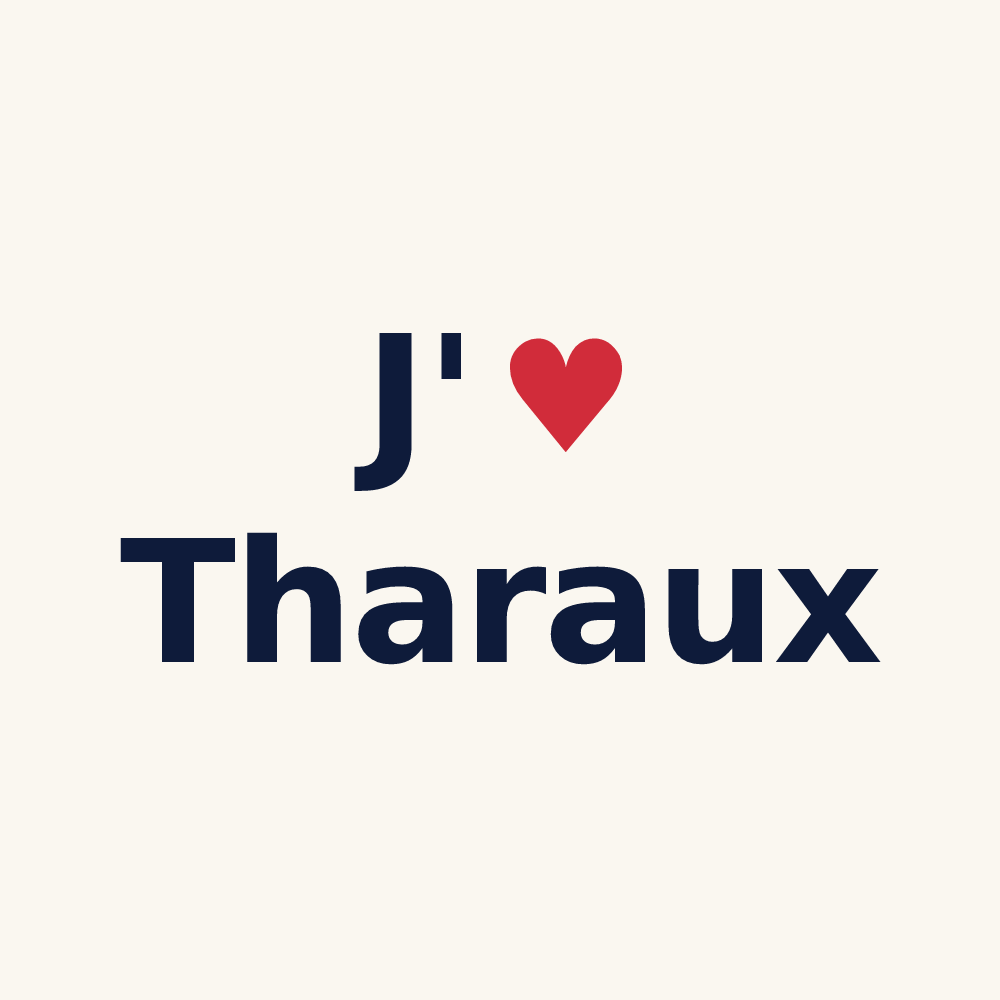 Tasse personnalisée Tharaux — design J'aime Tharaux