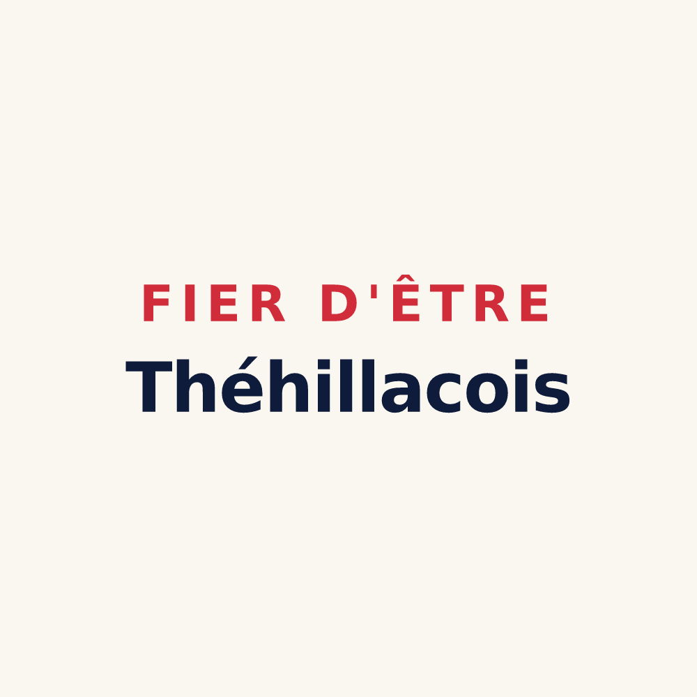 Tasse « Fier d'être Théhillacois » — design pour Théhillac