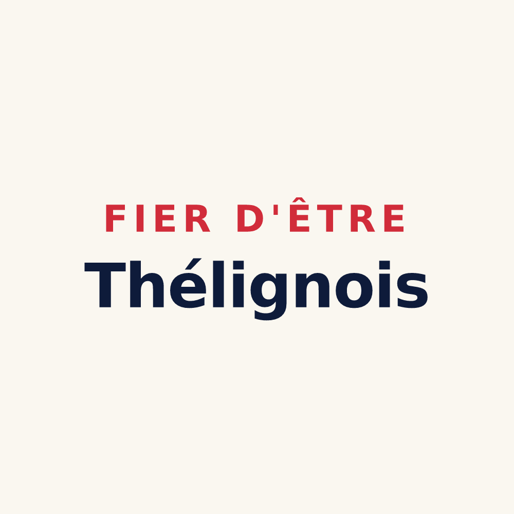 Tasse « Fier d'être Thélignois » — design pour Théligny
