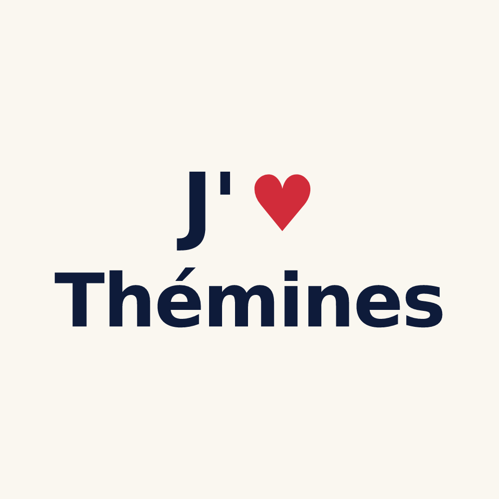 Tasse personnalisée Thémines — design J'aime Thémines