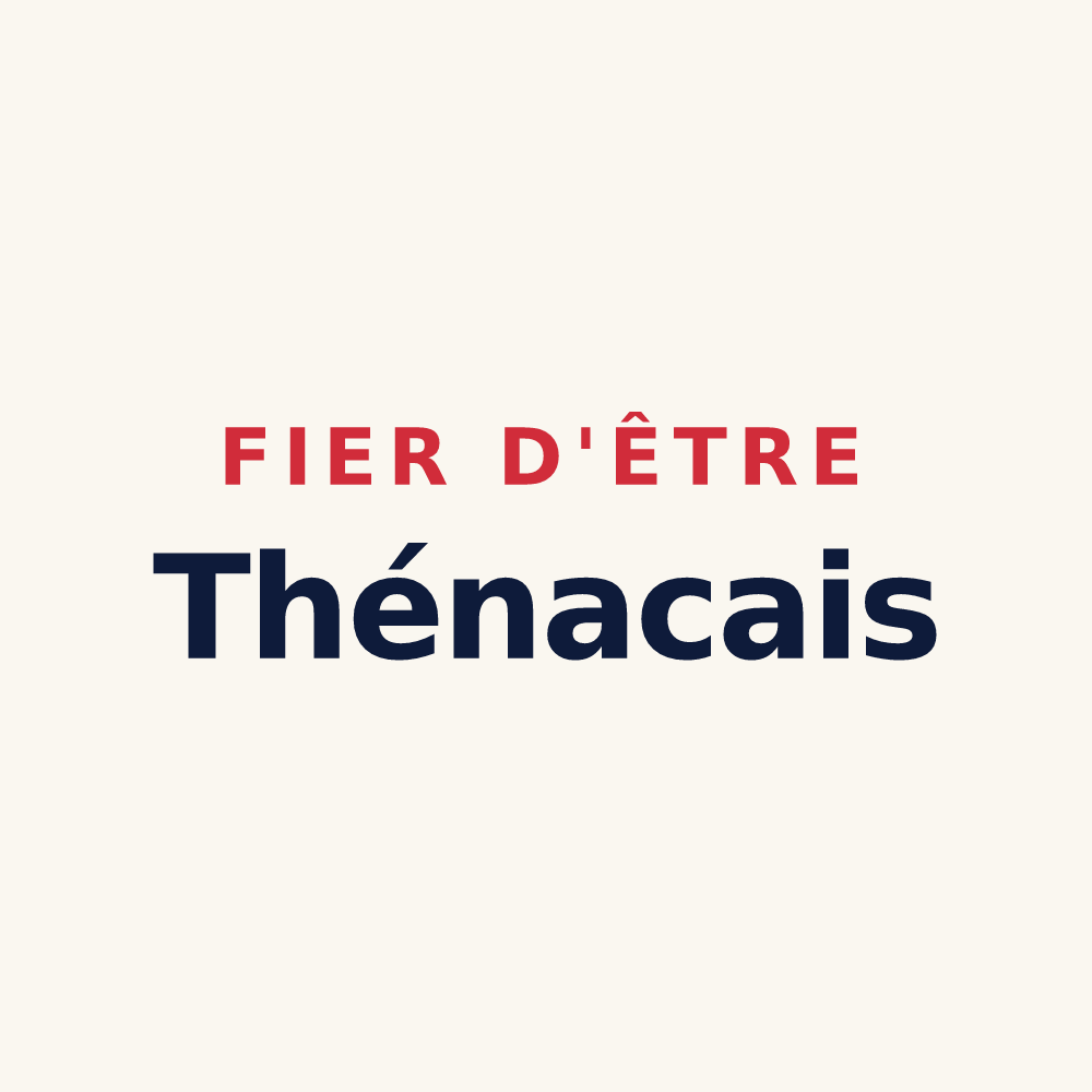 Tasse « Fier d'être Thénacais » — design pour Thénac