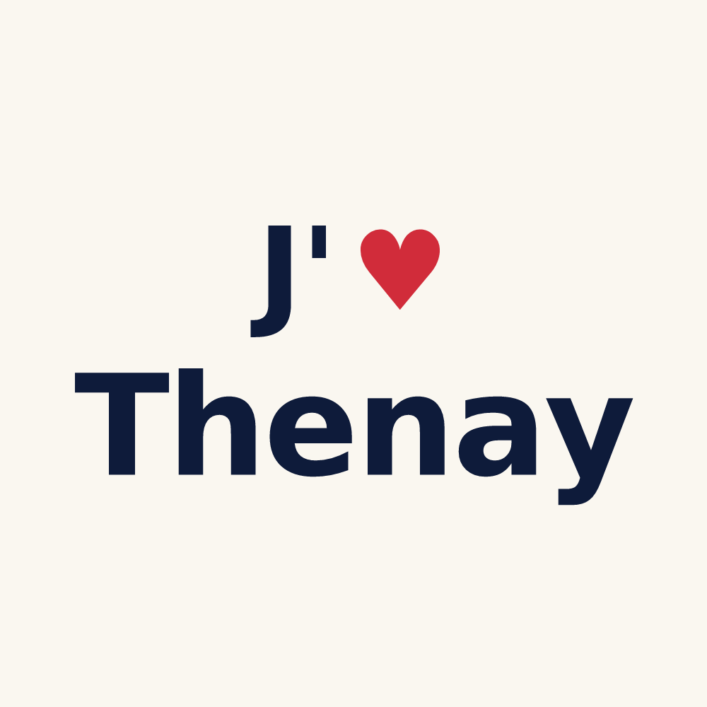 Tasse personnalisée Thenay — design J'aime Thenay