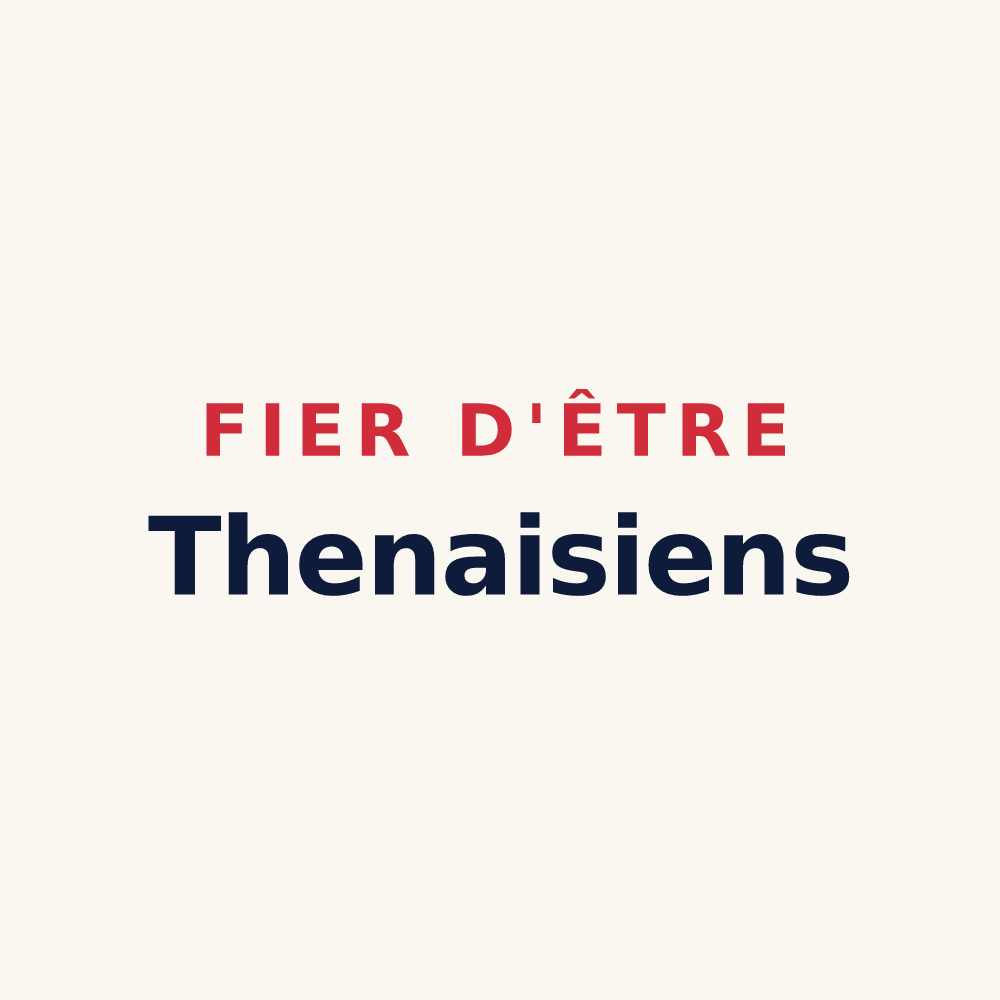Tasse « Fier d'être Thenaisiens » — design pour Thenay