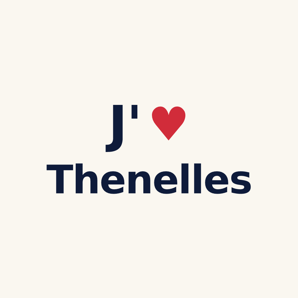 Tasse personnalisée Thenelles — design J'aime Thenelles