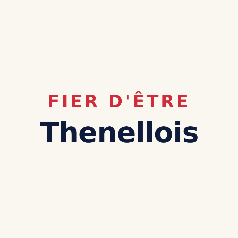 Tasse « Fier d'être Thenellois » — design pour Thenelles