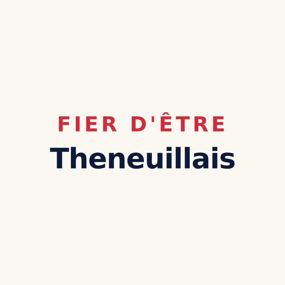 Tasse « Fier d'être Theneuillais » — design pour Theneuil