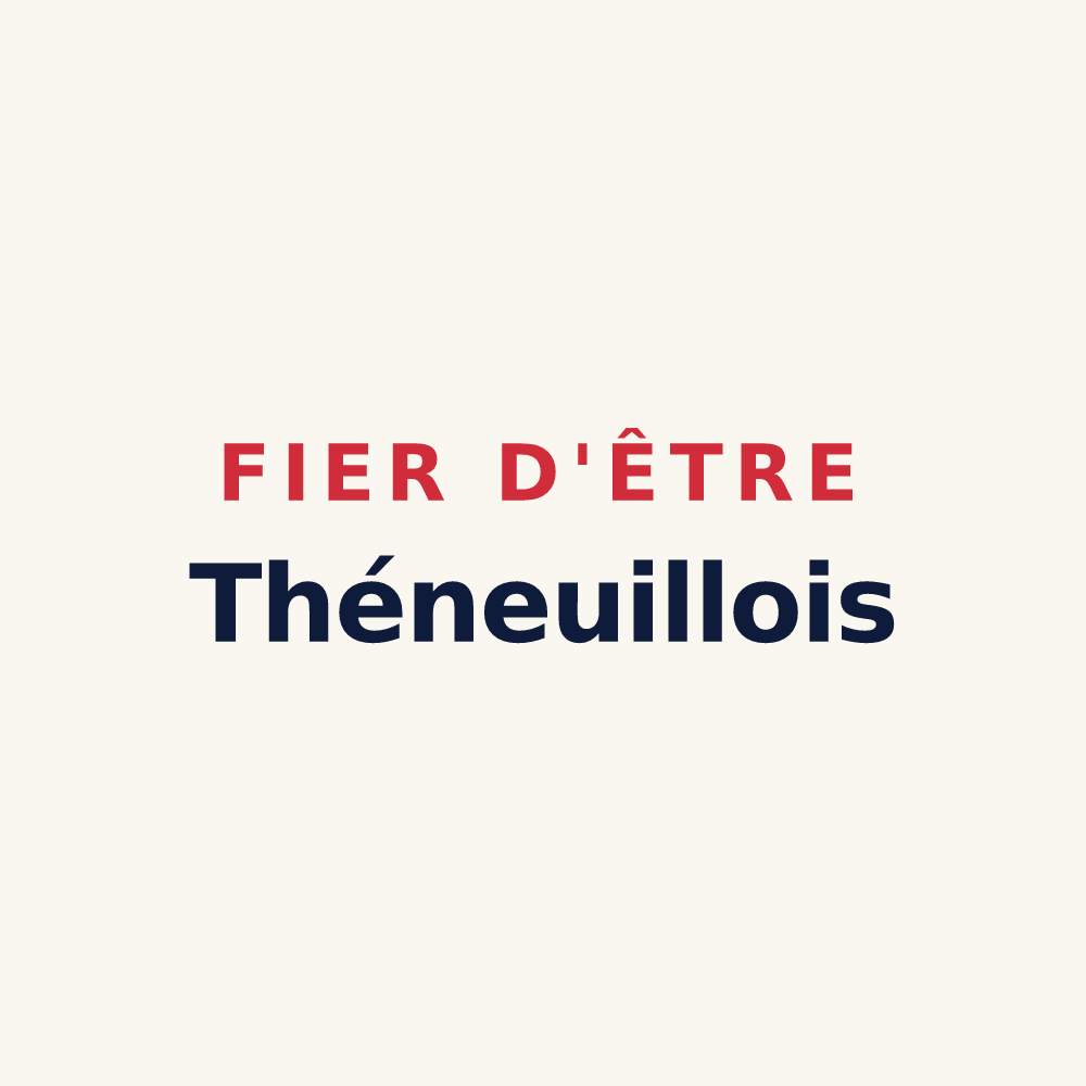 Tasse « Fier d'être Théneuillois » — design pour Theneuille