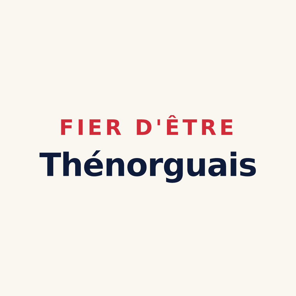 Tasse « Fier d'être Thénorguais » — design pour Thénorgues