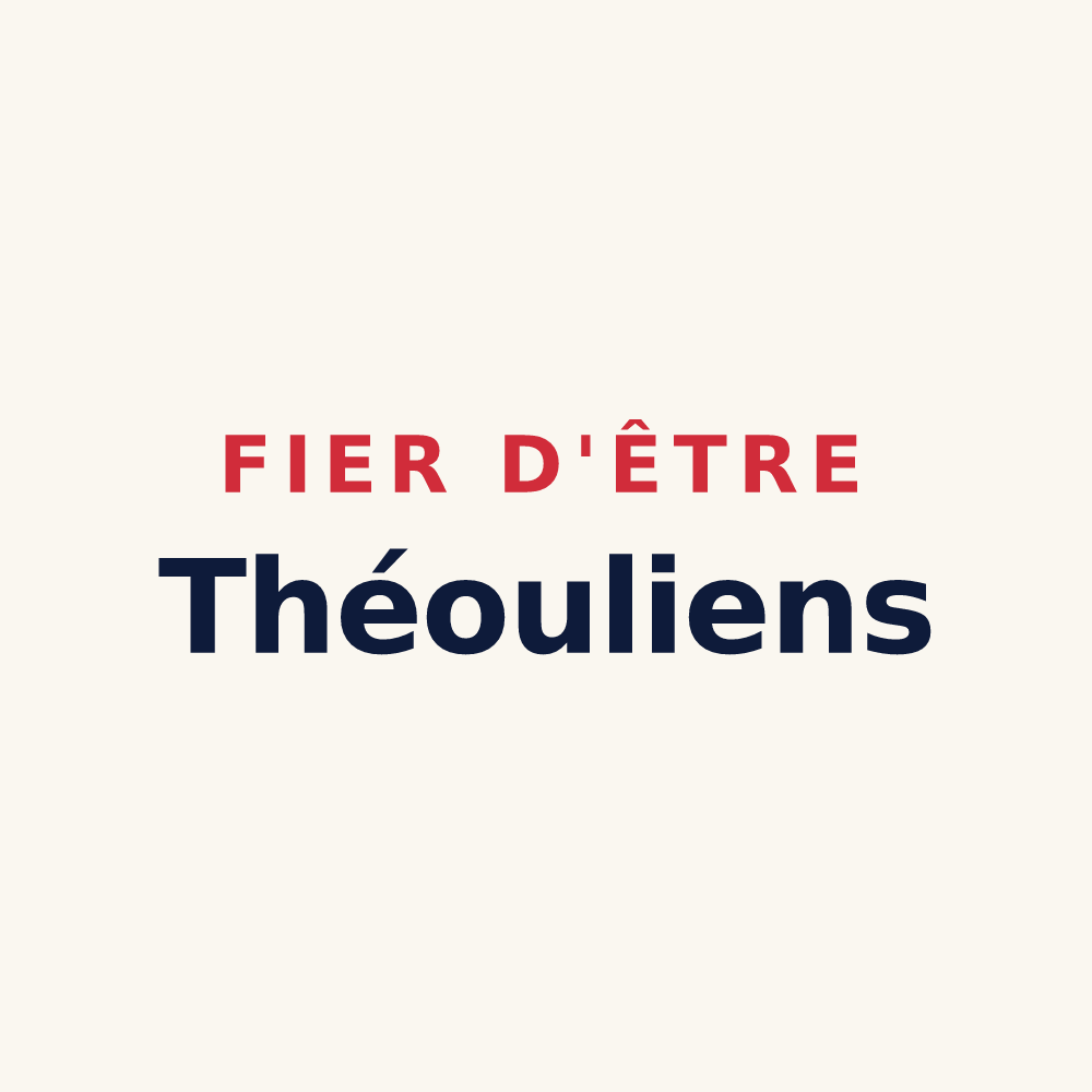 Tasse « Fier d'être Théouliens » — design pour Théoule-sur-Mer