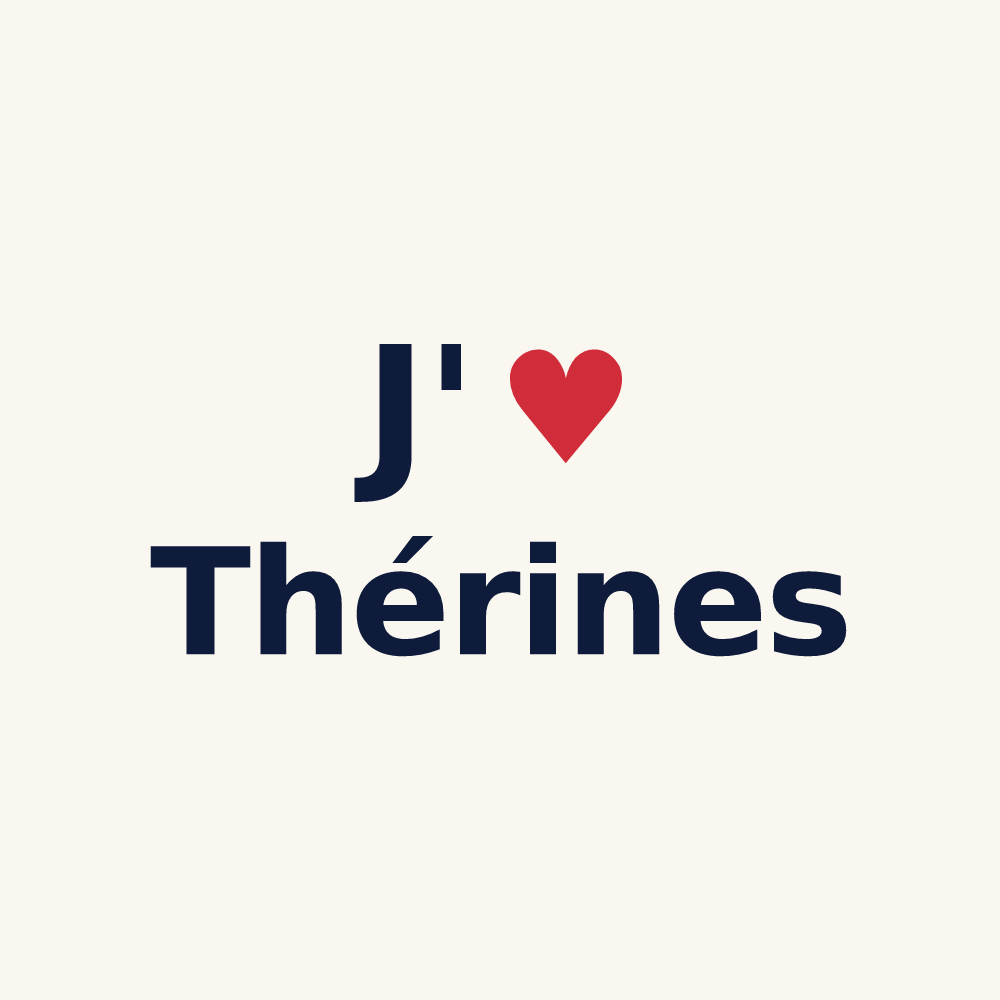 Tasse personnalisée Thérines — design J'aime Thérines