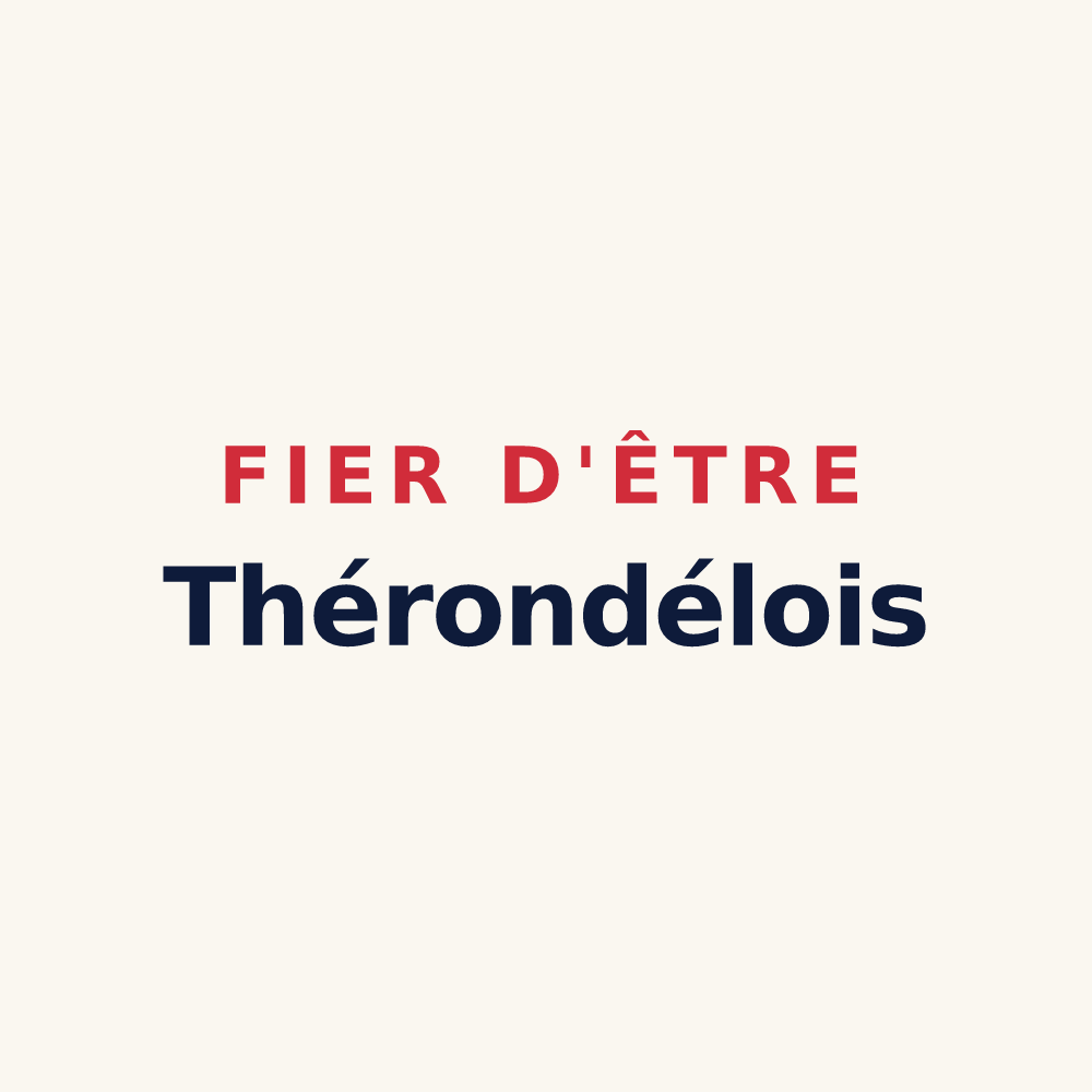 Tasse « Fier d'être Thérondélois » — design pour Thérondels