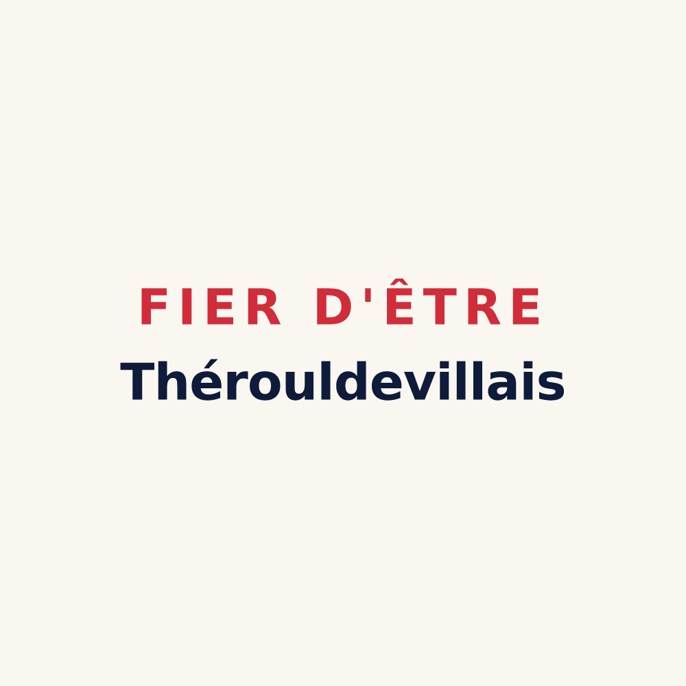 Tasse « Fier d'être Thérouldevillais » — design pour Thérouldeville