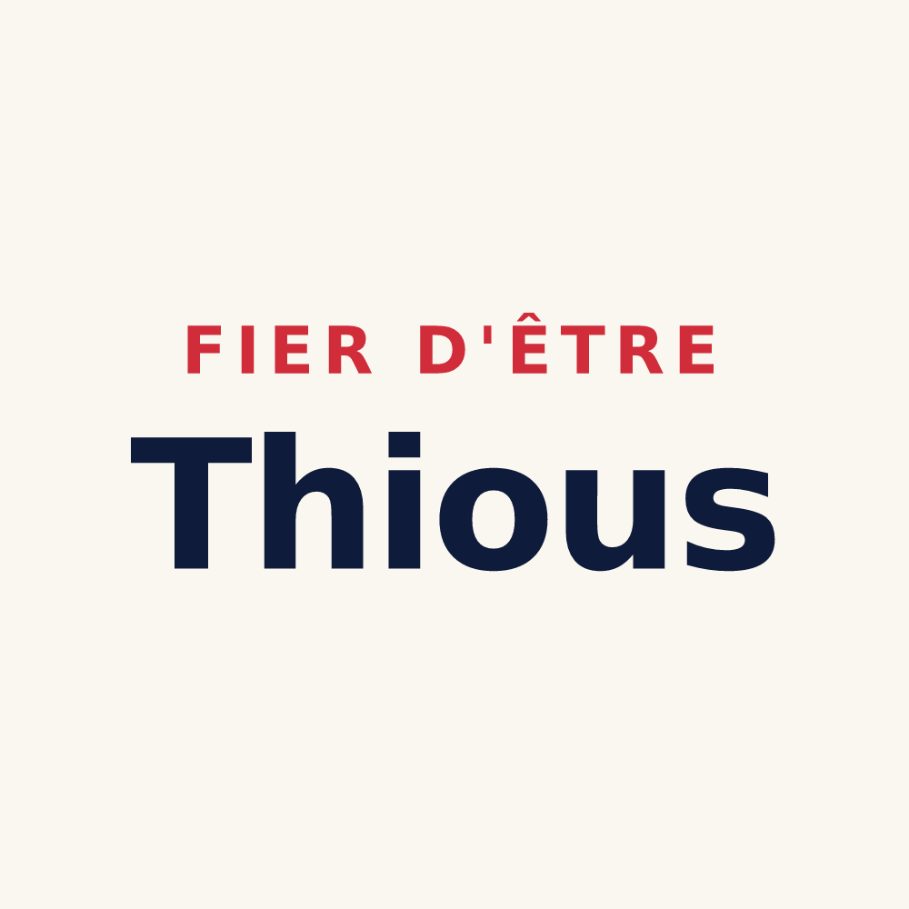 Tasse « Fier d'être Thious » — design pour They-sous-Montfort