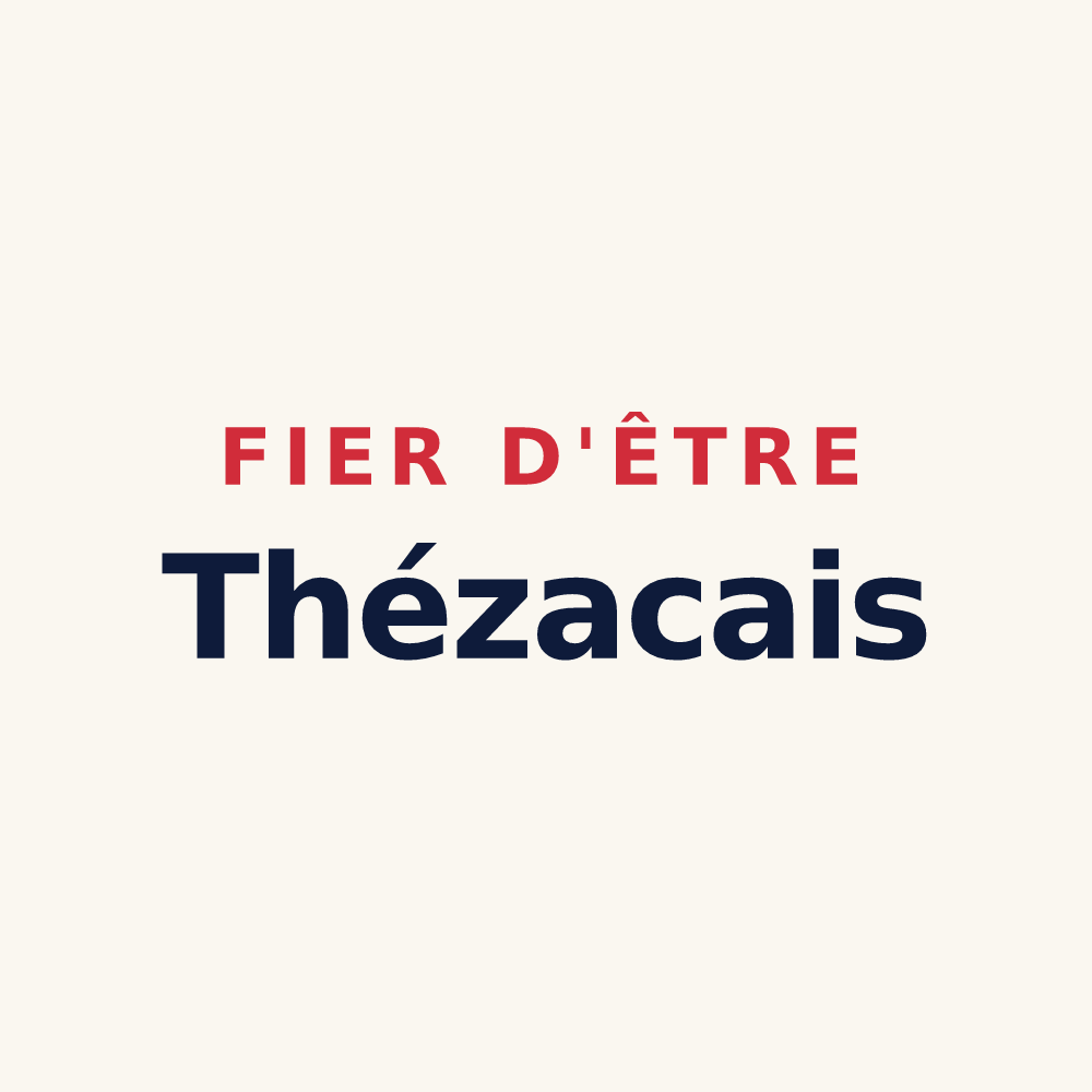 Tasse « Fier d'être Thézacais » — design pour Thézac
