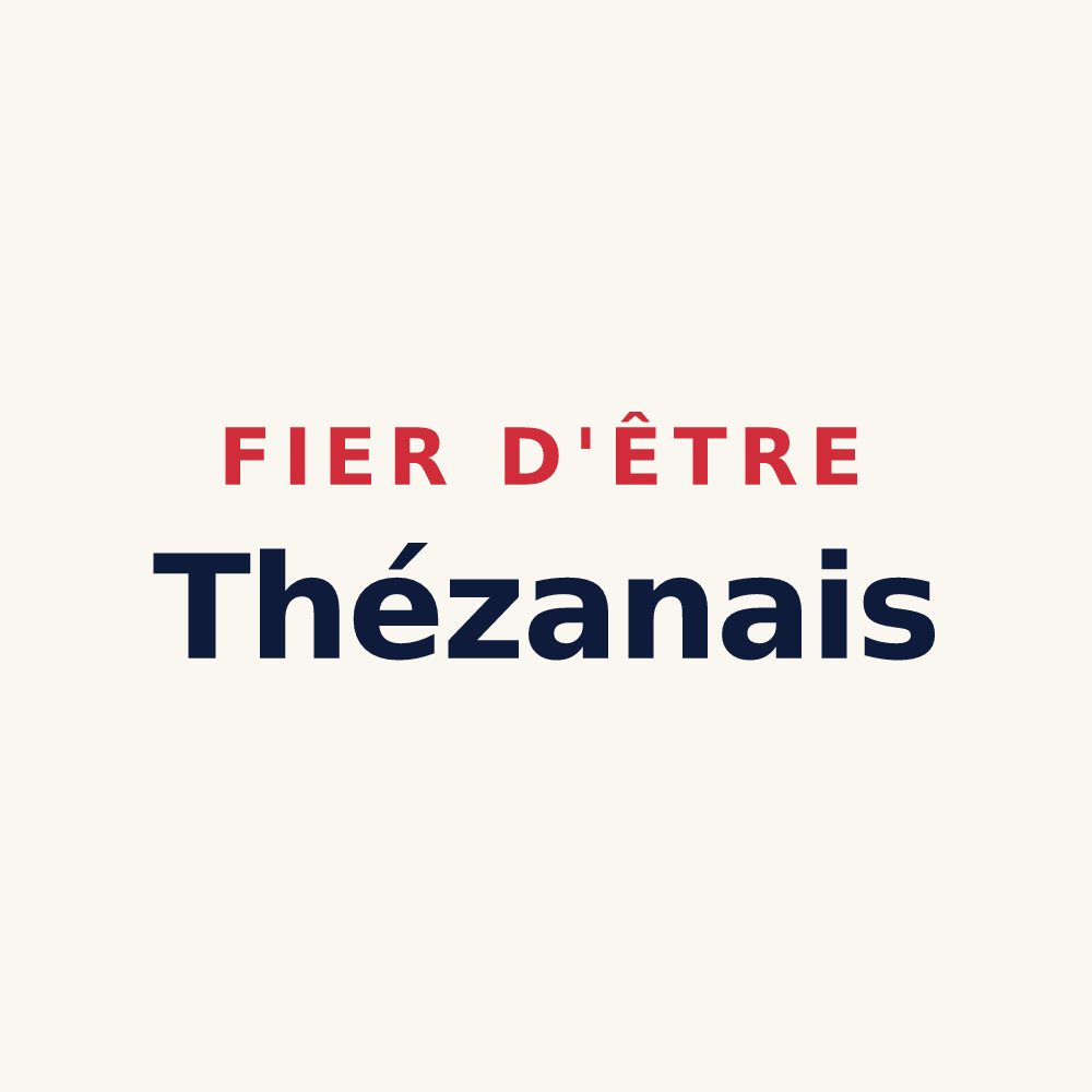 Tasse « Fier d'être Thézanais » — design pour Thézan-lès-Béziers