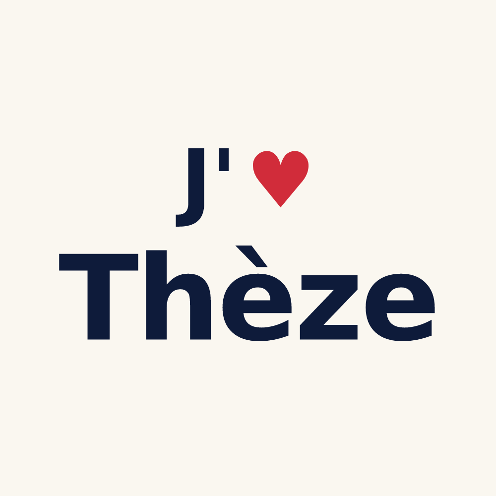 Tasse personnalisée Thèze — design J'aime Thèze