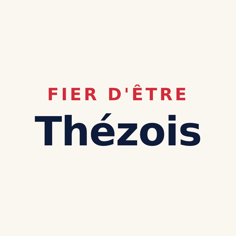 Tasse « Fier d'être Thézois » — design pour Thèze