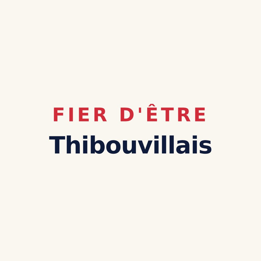 Tasse « Fier d'être Thibouvillais » — design pour Thibouville