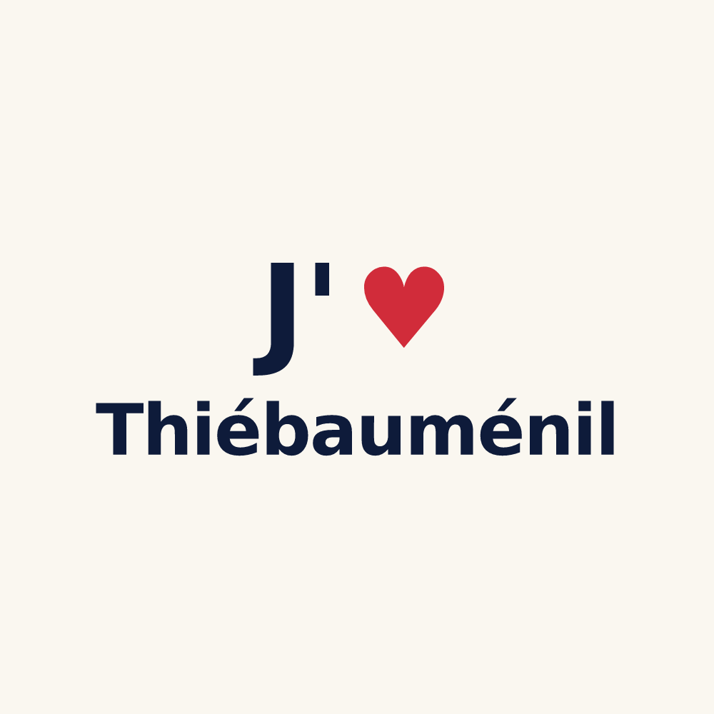 Tasse personnalisée Thiébauménil — design J'aime Thiébauménil