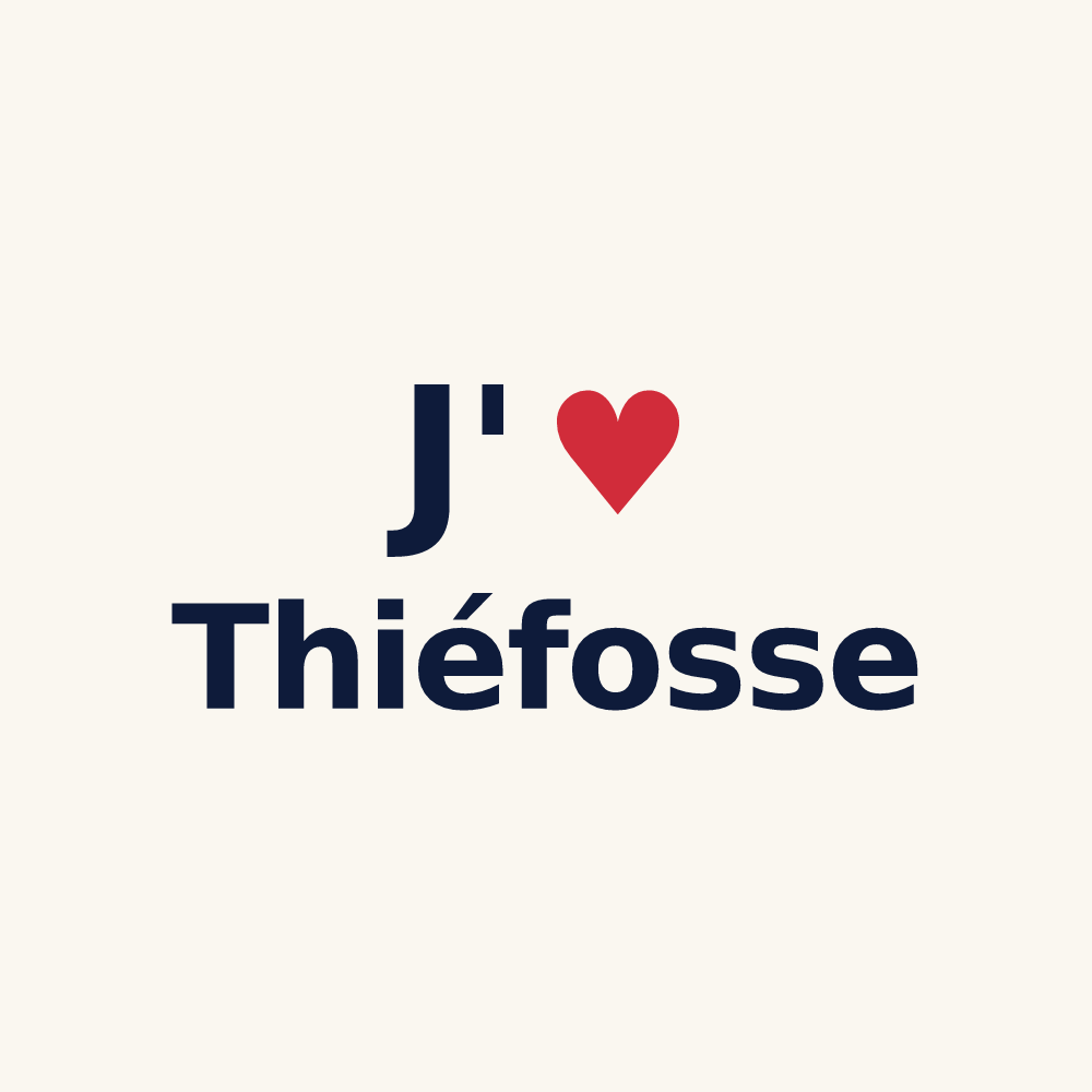 Tasse personnalisée Thiéfosse — design J'aime Thiéfosse