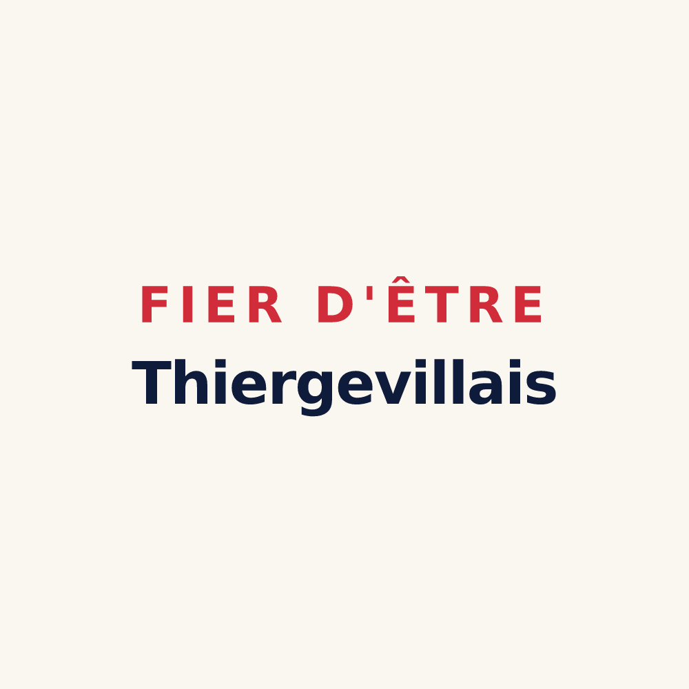 Tasse « Fier d'être Thiergevillais » — design pour Thiergeville