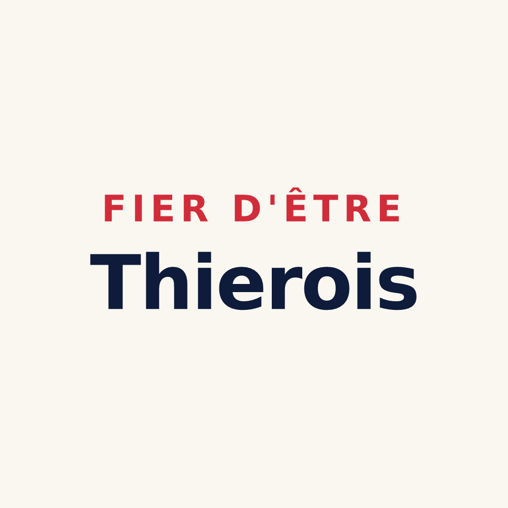 Tasse « Fier d'être Thierois » — design pour Thiers-sur-Thève