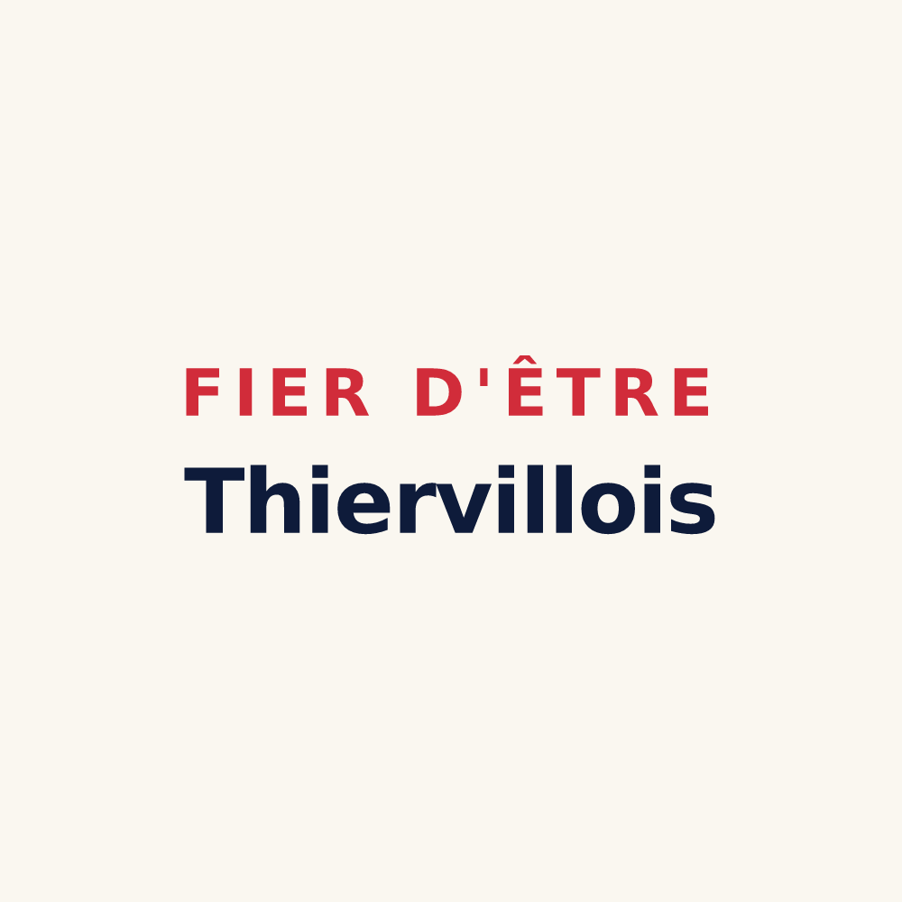 Tasse « Fier d'être Thiervillois » — design pour Thierville-sur-Meuse