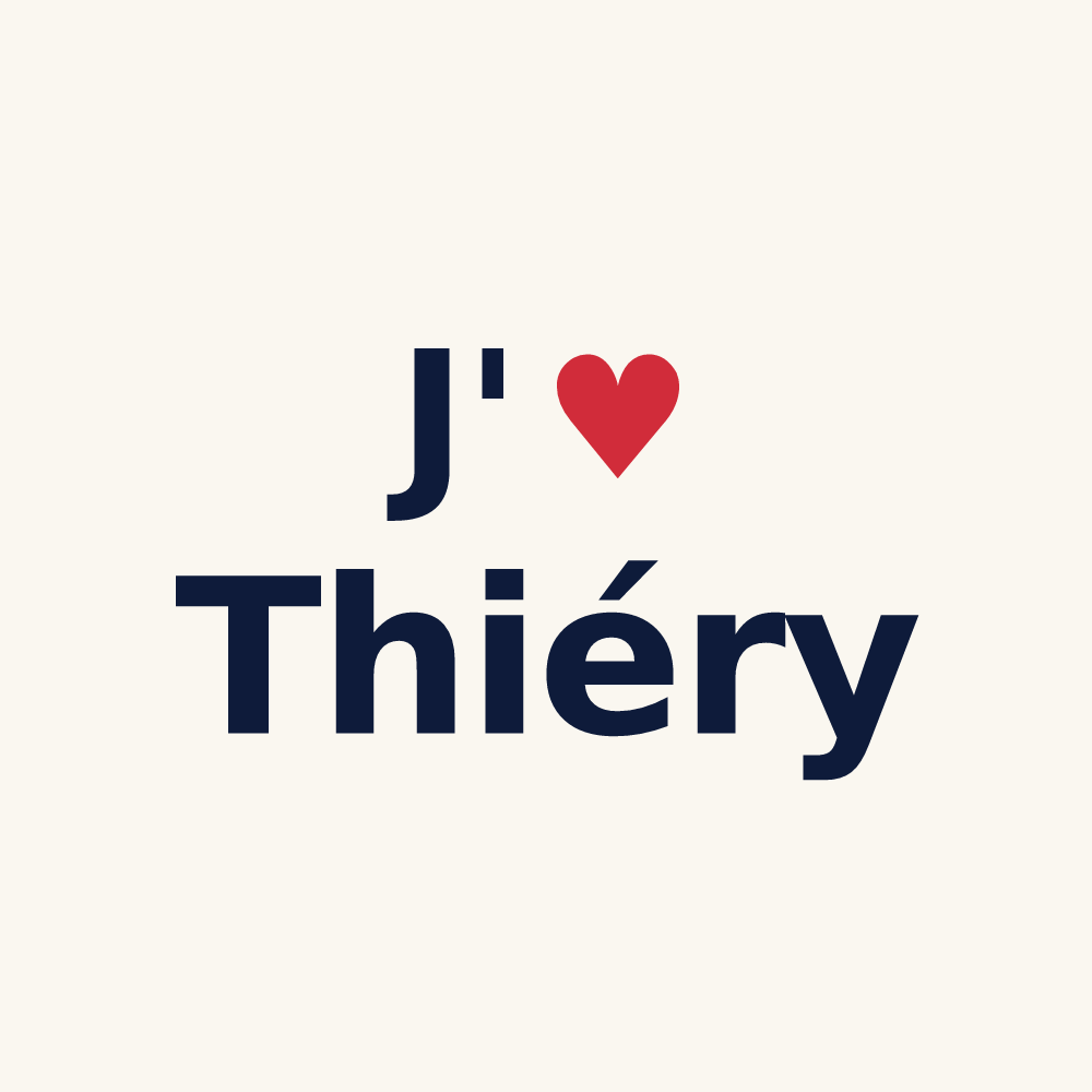 Tasse personnalisée Thiéry — design J'aime Thiéry