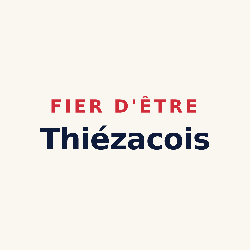 Tasse « Fier d'être Thiézacois » — design pour Thiézac